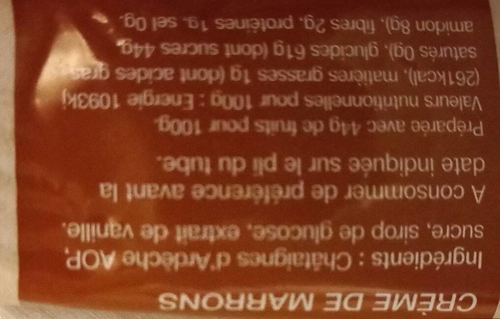 Sabaton Creme de marrons packshot
