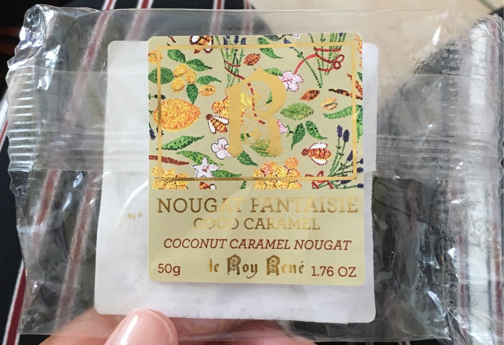 Le Roy René Nougat à la noix de coco aromatisé au caramel packshot