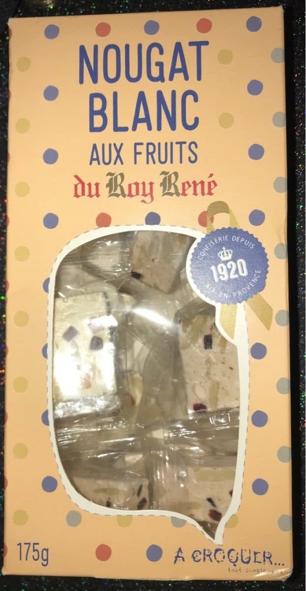 Le Roy René Nougat blanc aux fruits packshot
