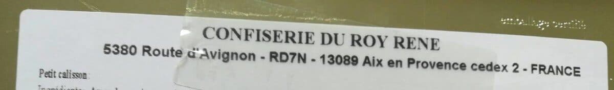 Le Roy René Petits calissons packshot