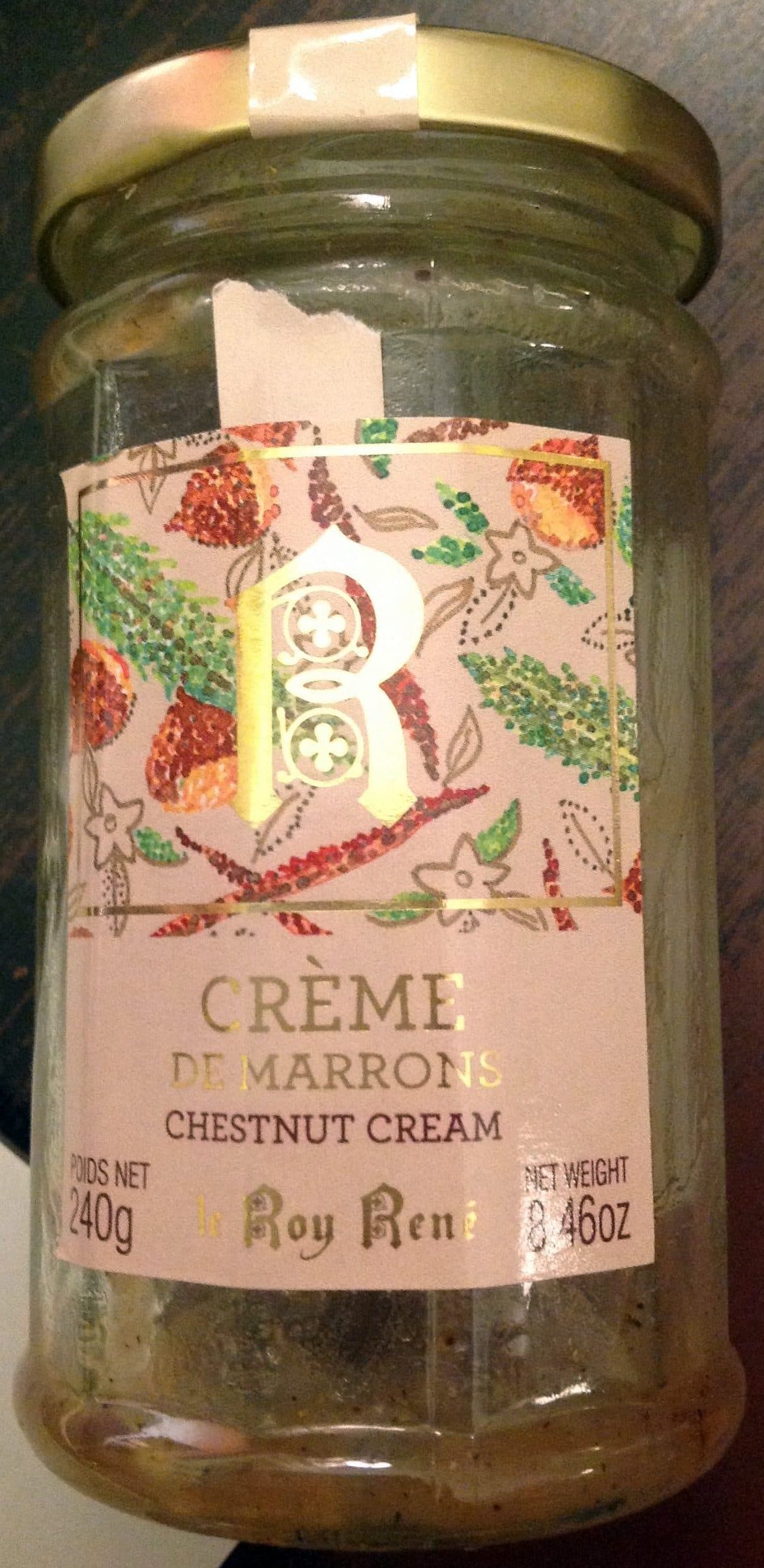 Le Roy René Crème de marrons packshot