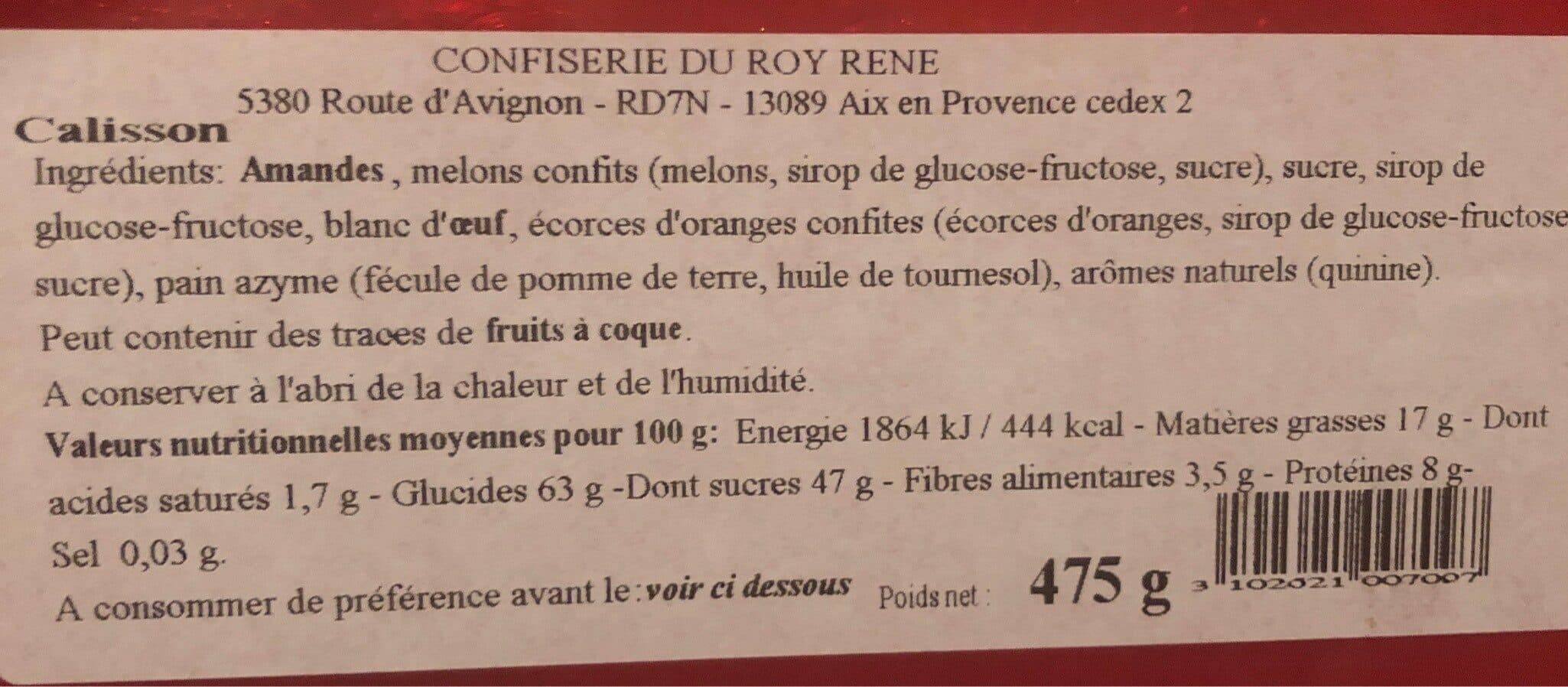 Confiserie du Roy René Calissons d'Aix packshot