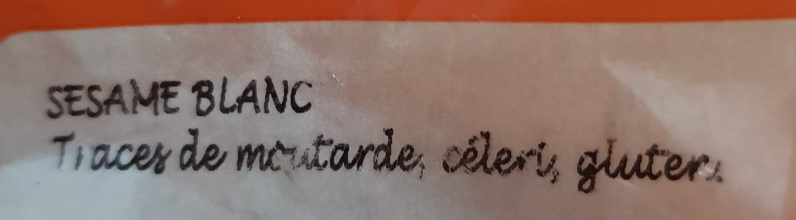 Spigol Sésame blanc packshot