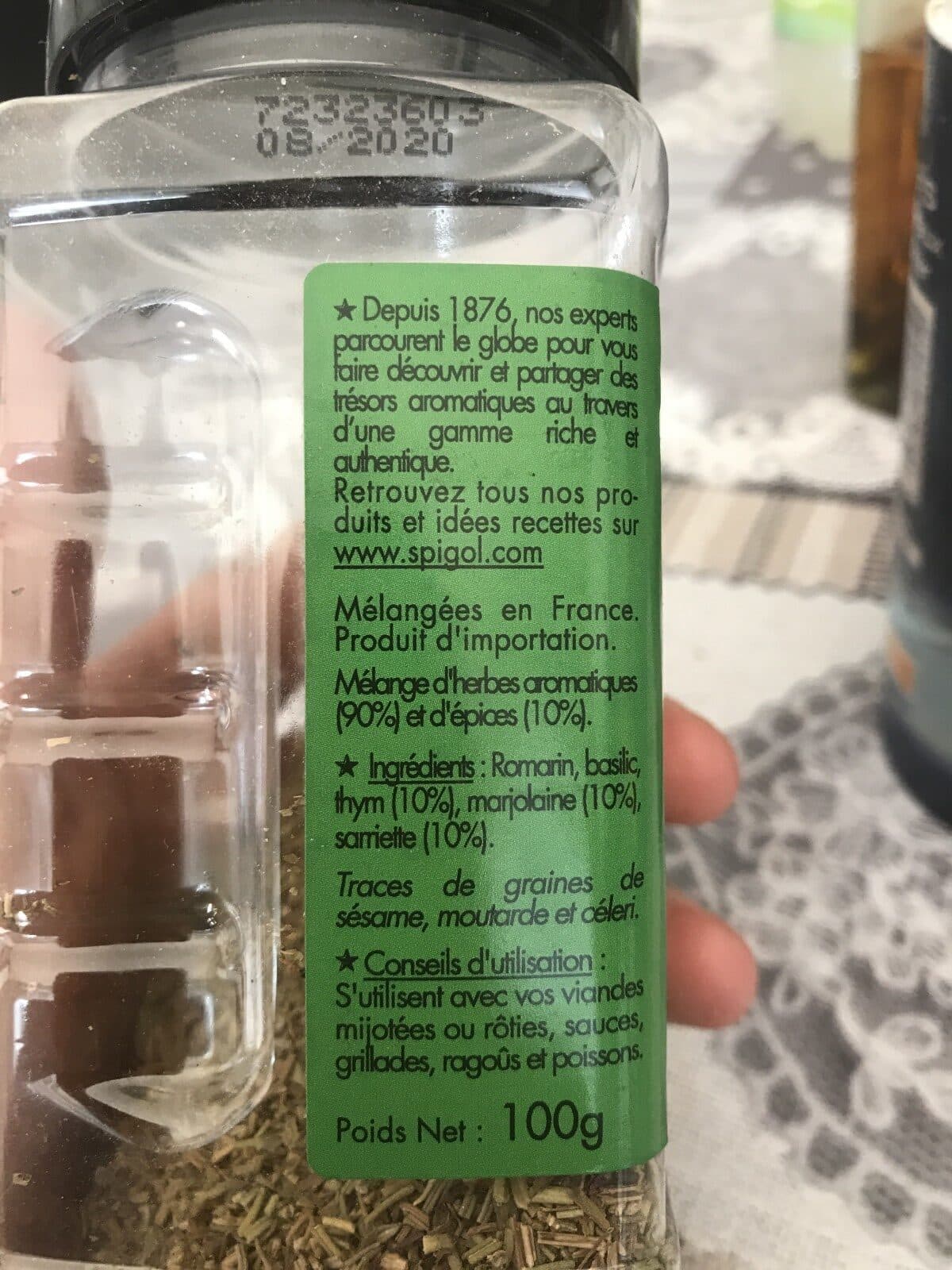 Spigol Herbes de Provence SPIGOL packshot