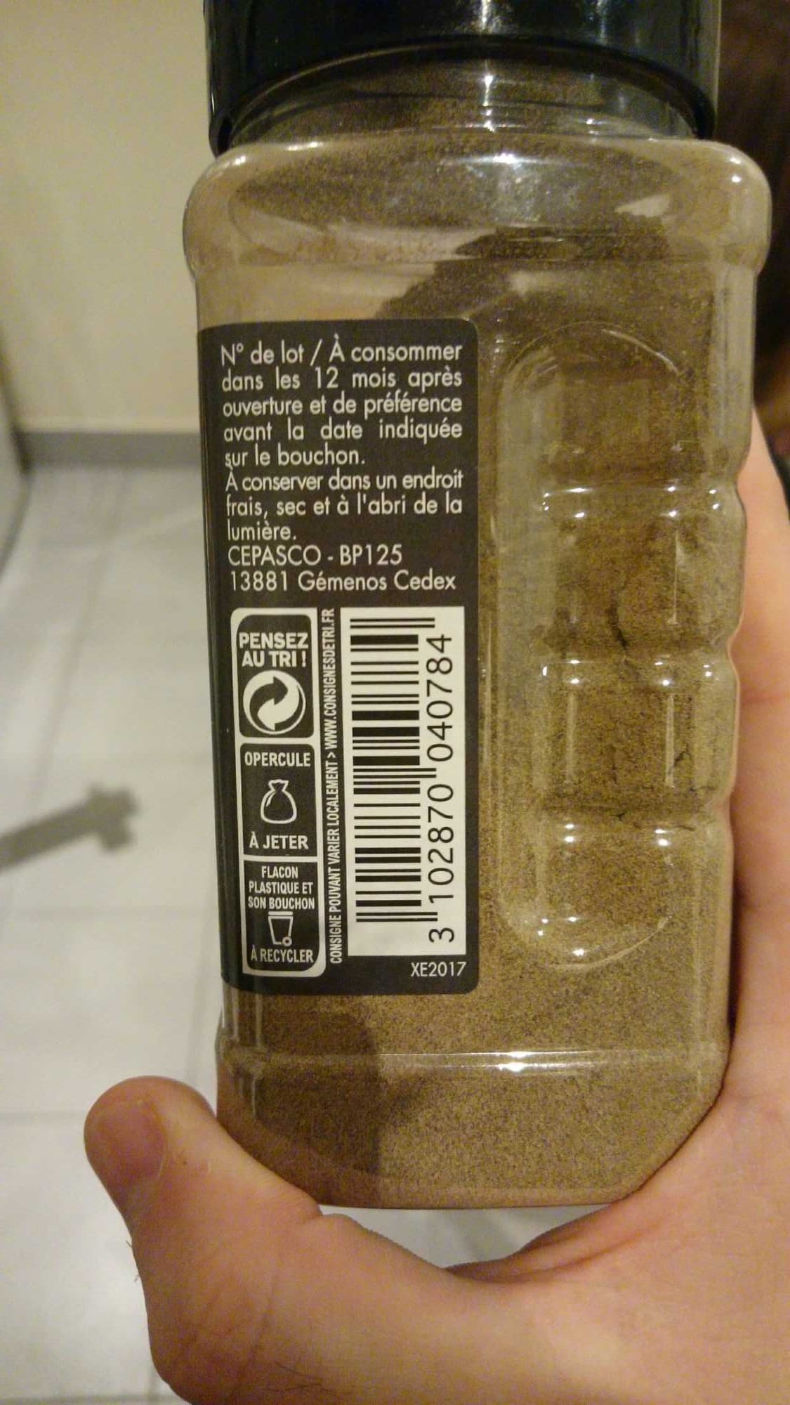Spigol Poivre noir moulu SPIGOL packshot