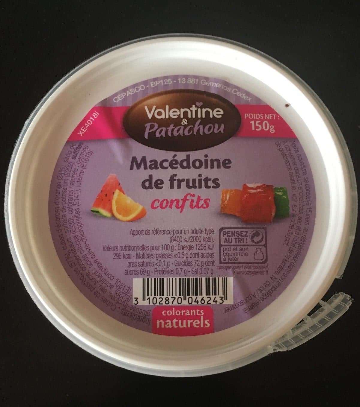 CEPASCO Macédoine de fruits packshot