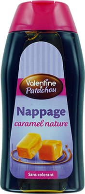 Valentine et Patachou Caramel Liquide Nature pour Nappage packshot