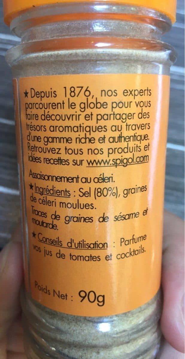 Spigol Sel au céleri packshot