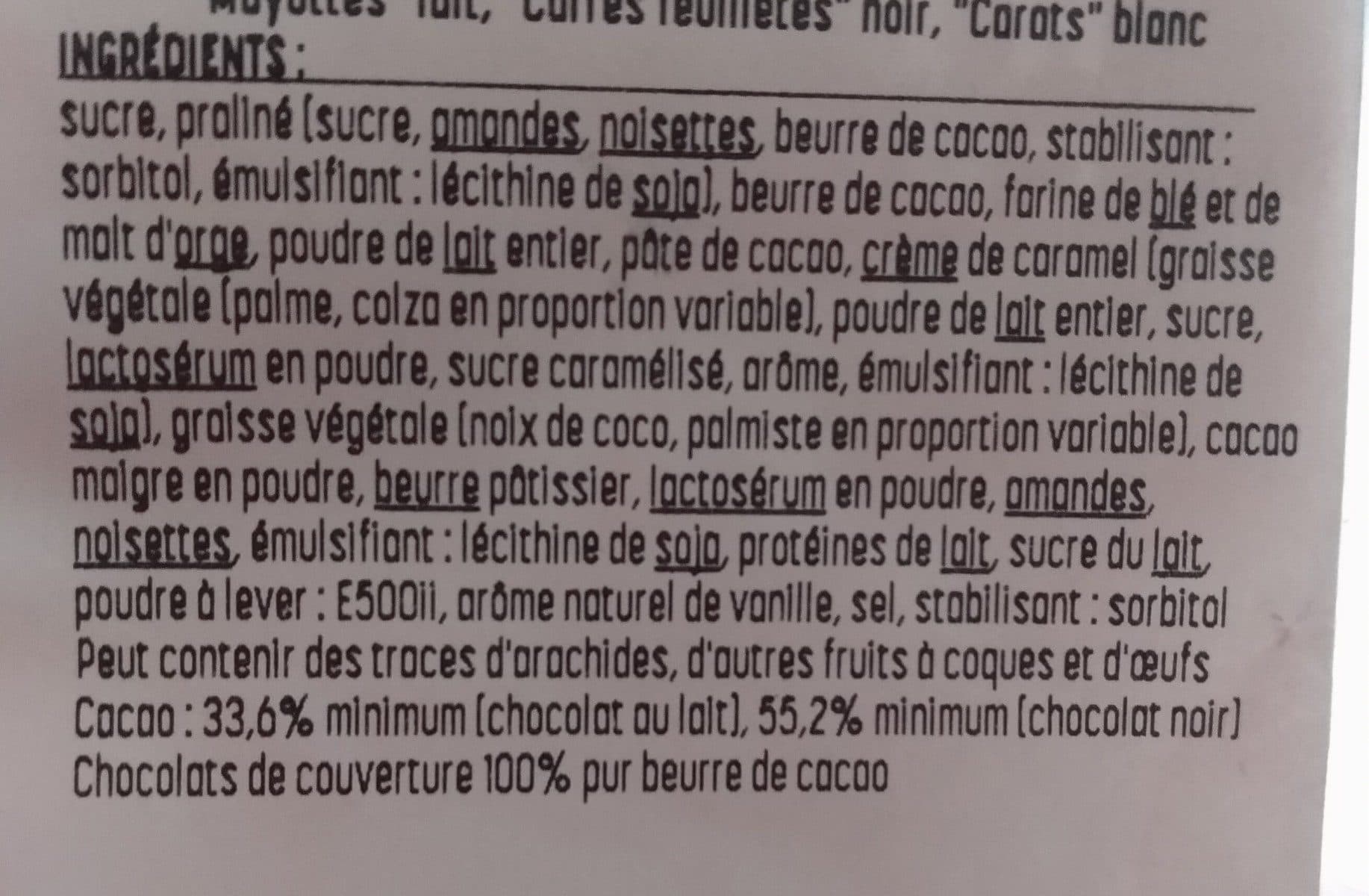 Réauté Les Chocolats Croustillants packshot