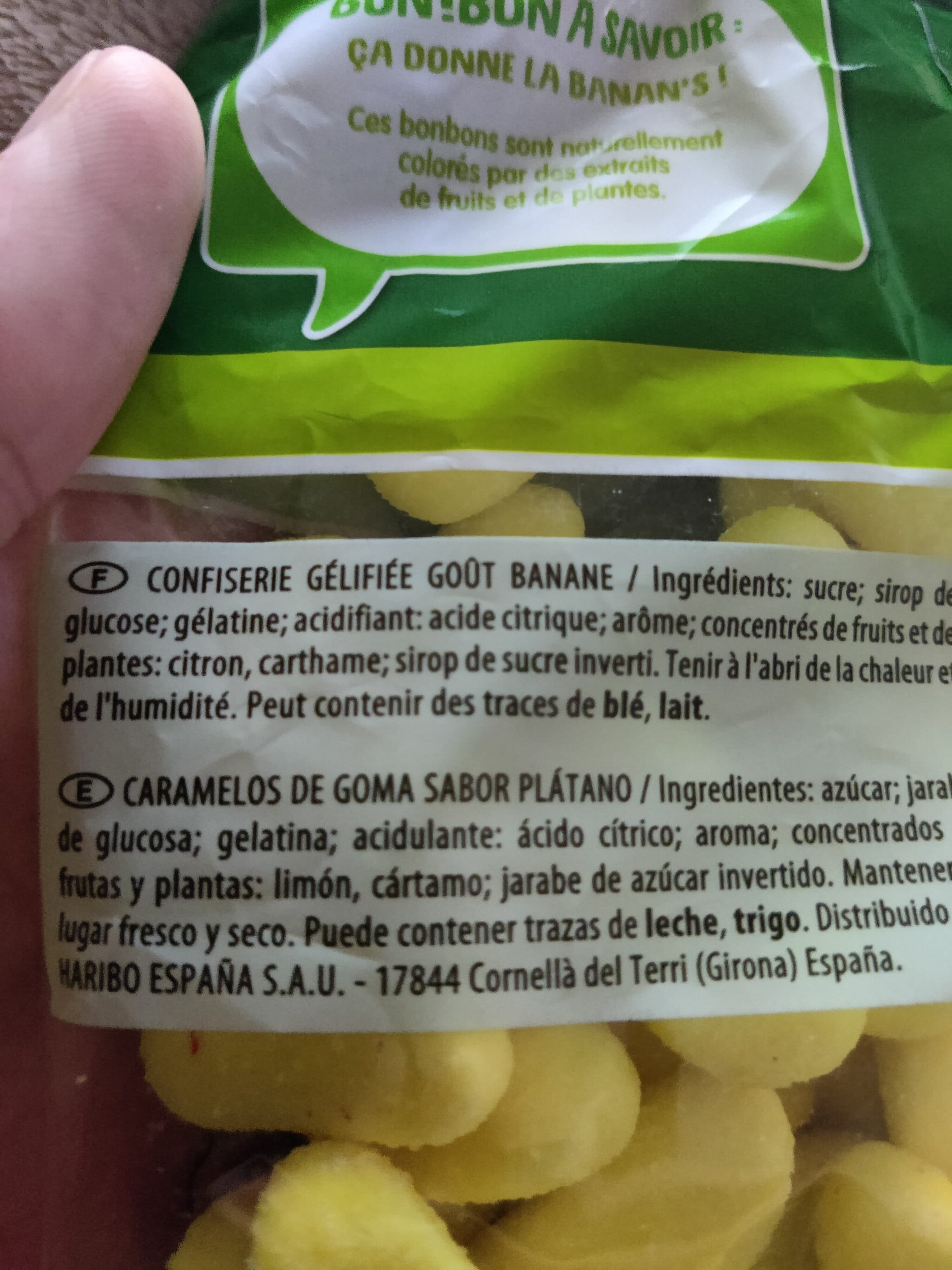 Haribo Banan's packshot