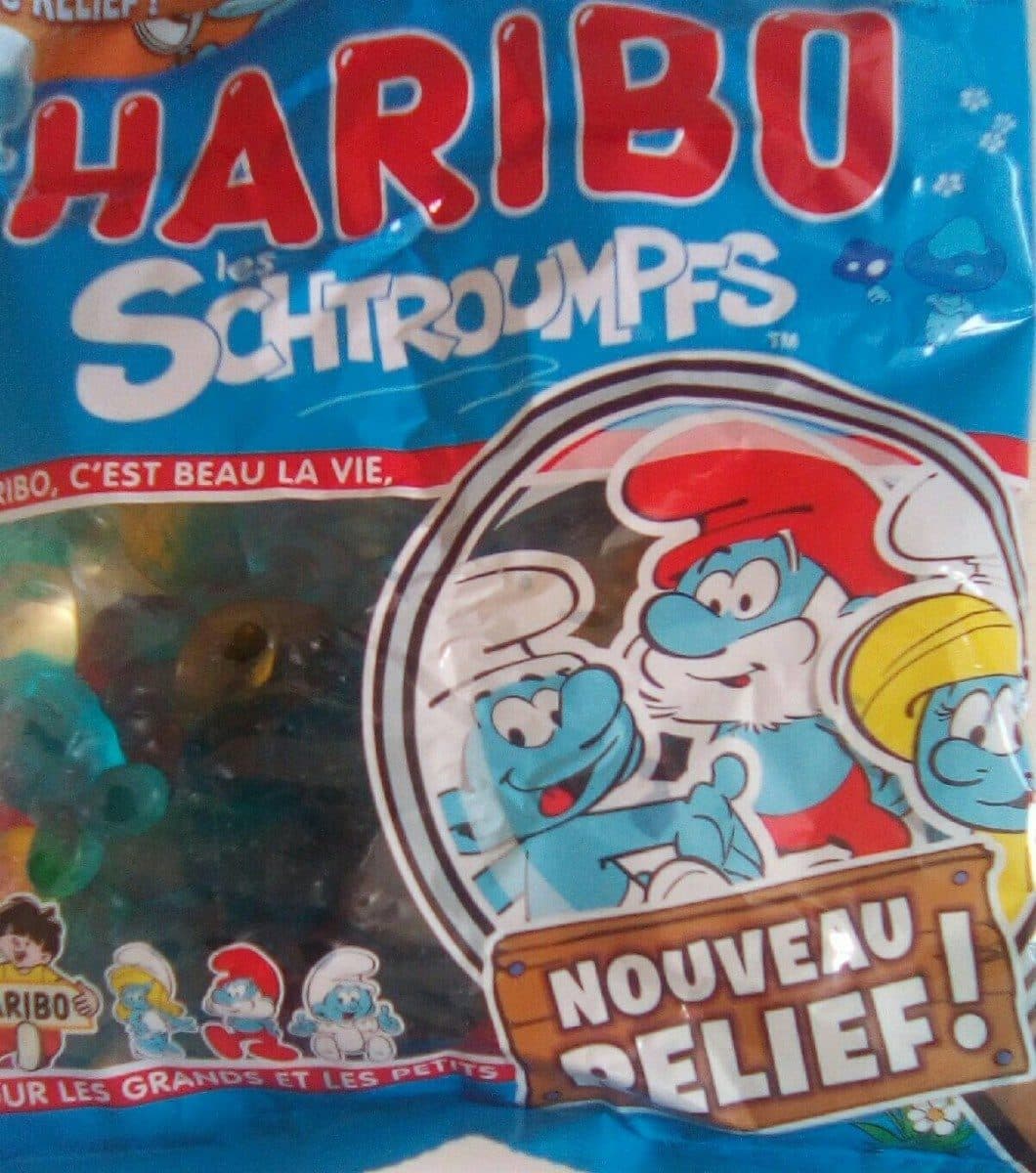 Haribo Les Schtroumpfs packshot