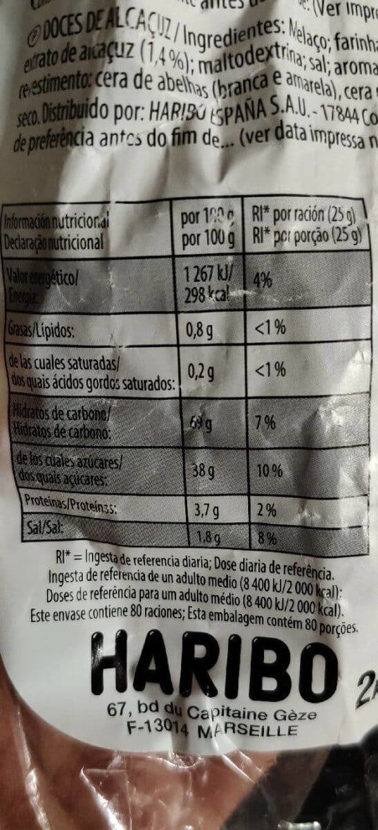 Haribo Discos Regaliz Negro Haribo packshot