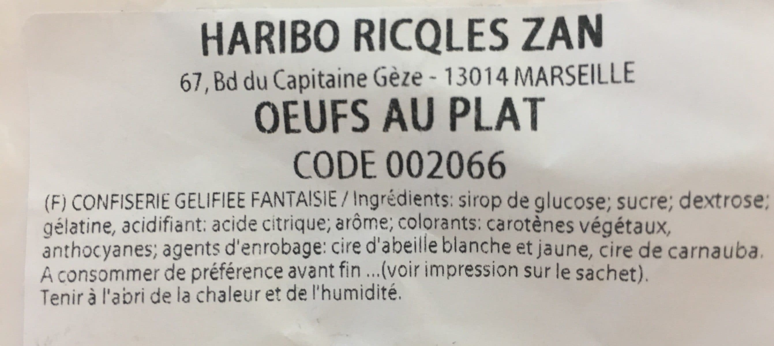 Haribo 1.5KG Oeufs Au Plat Haribo packshot
