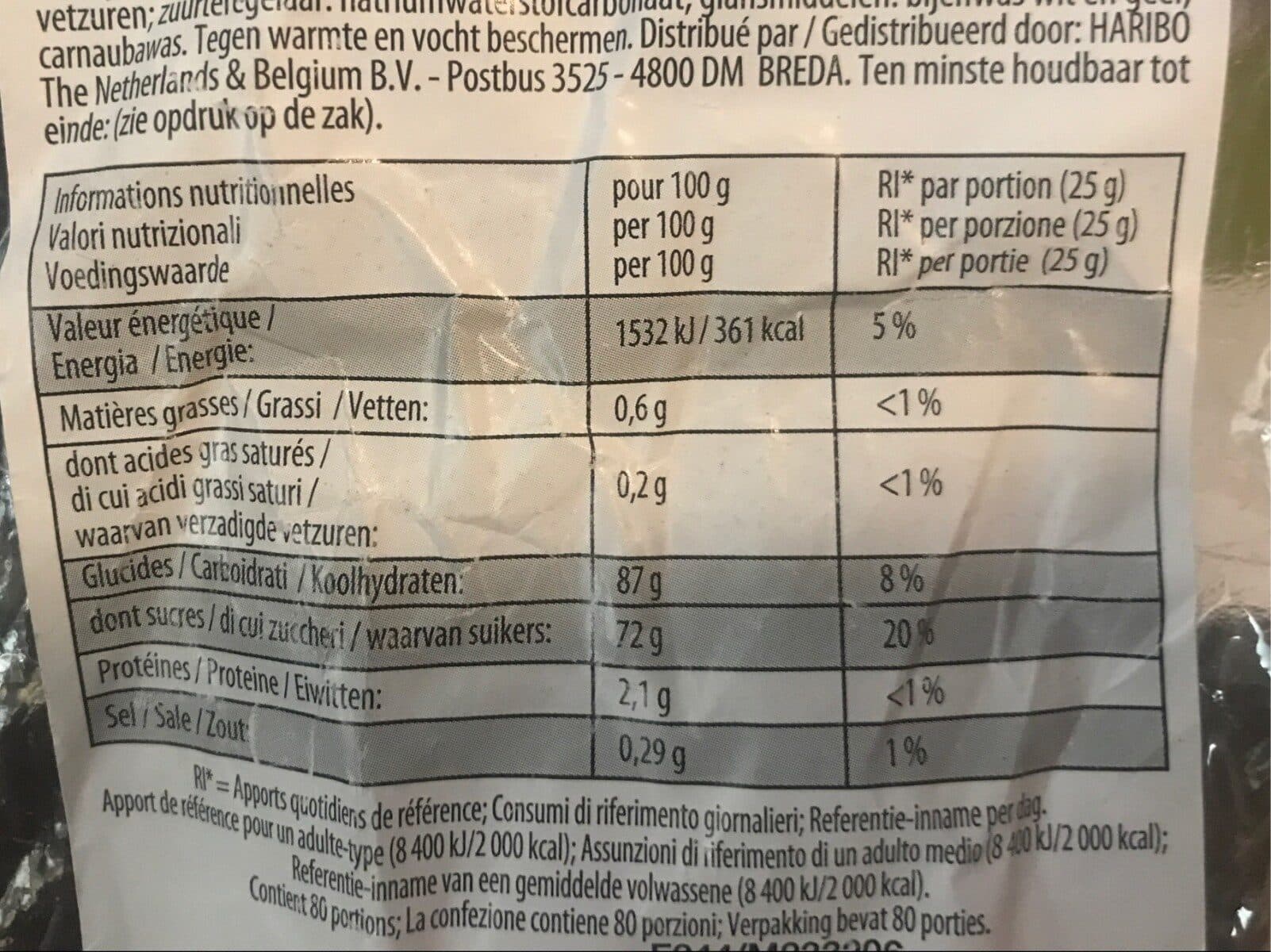 Haribo 2KG Carensac Vrac packshot