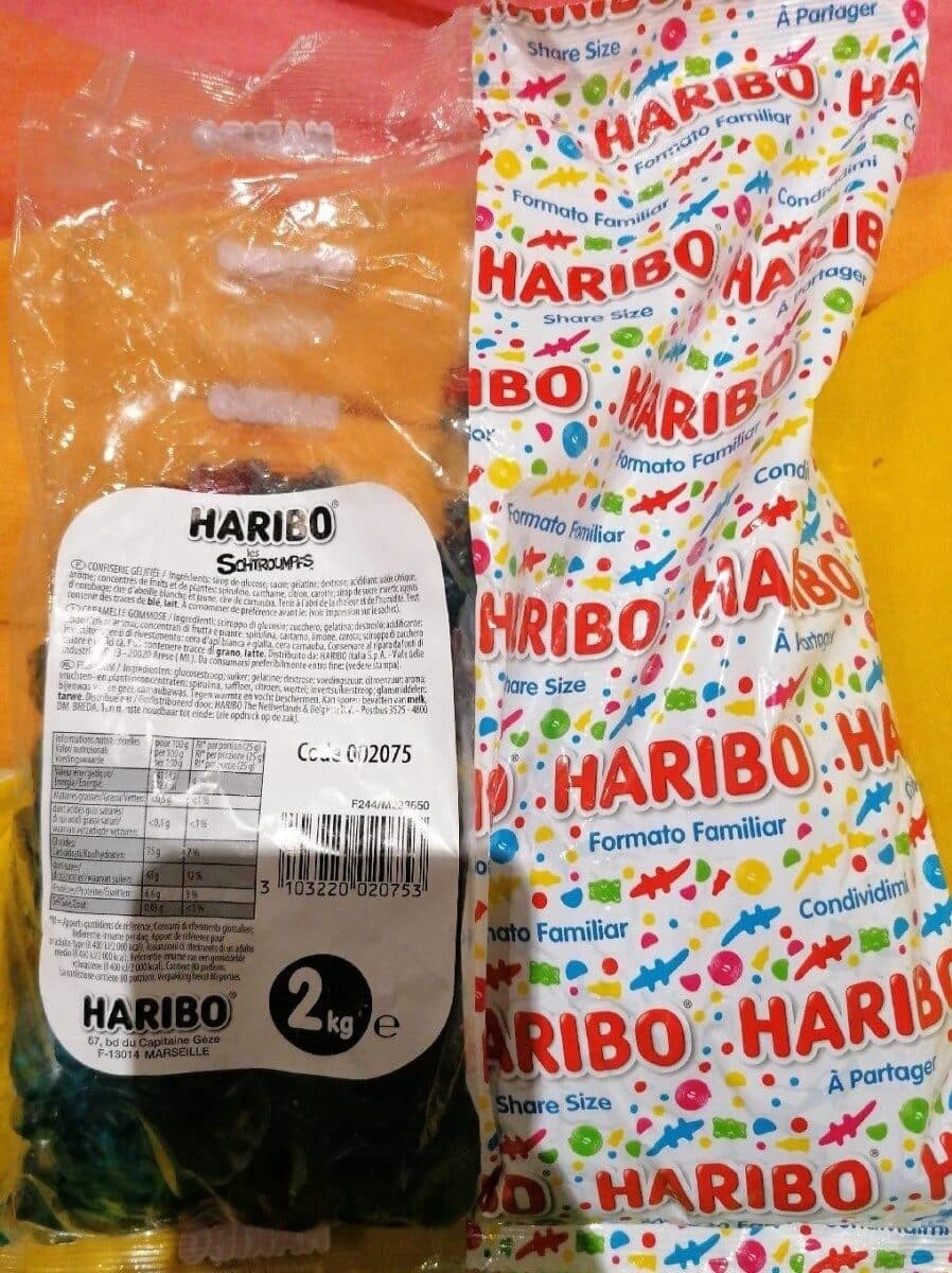 Haribo 2KG Schtroumpfs Vrac Haribo packshot