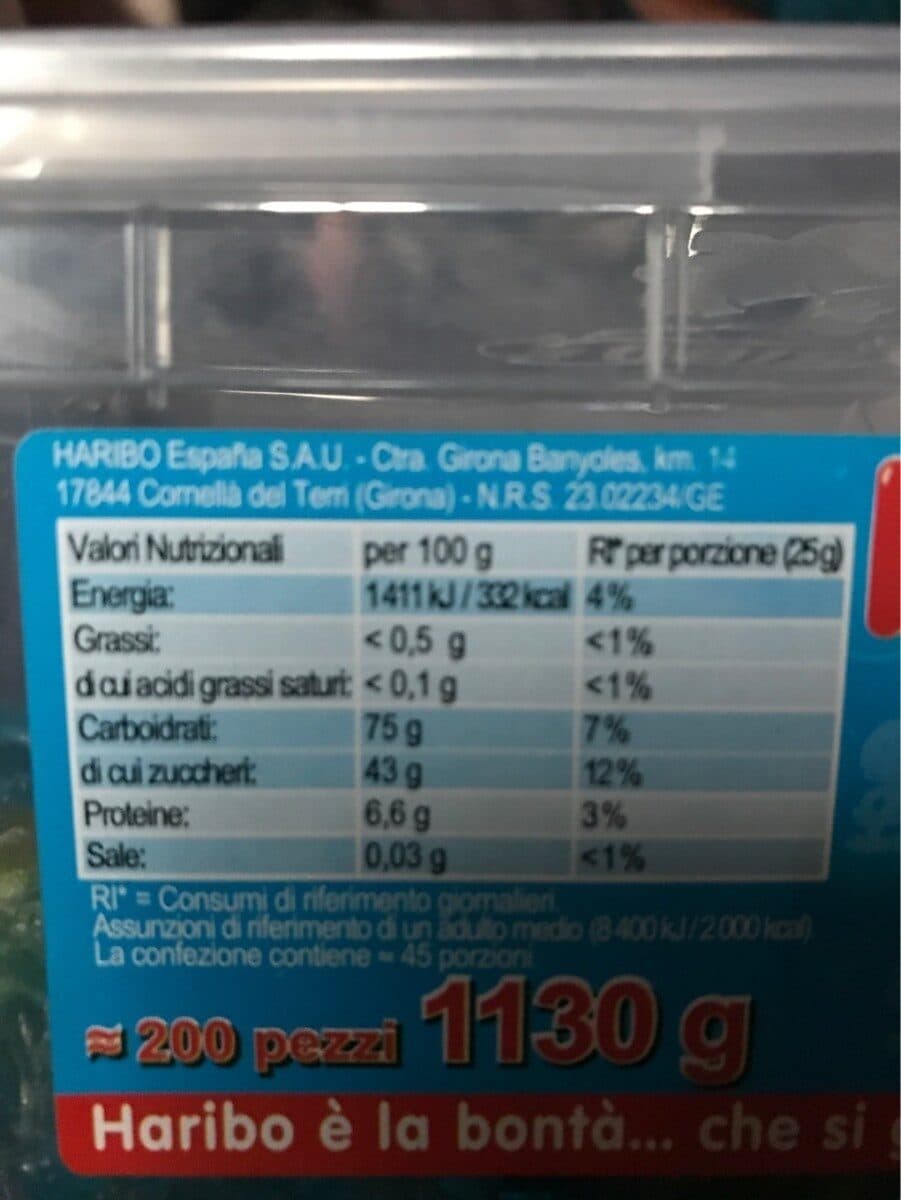 Haribo Schtrumf packshot