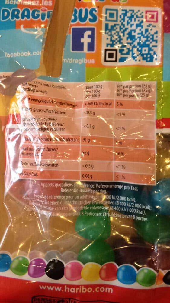 Haribo Dragibus Soft packshot