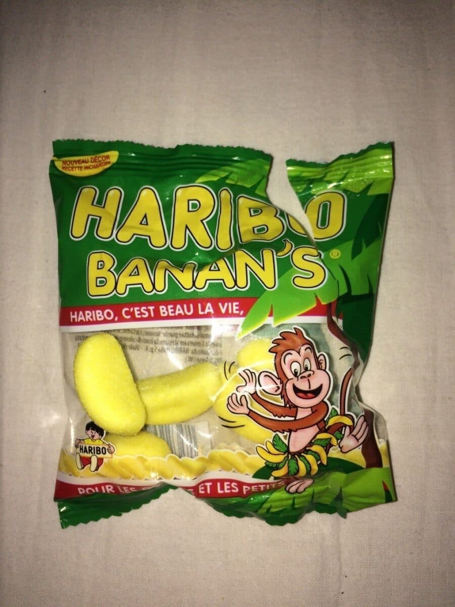 Haribo Mini sachet banane packshot