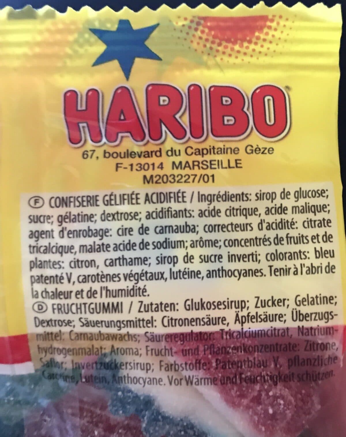Haribo Croco pik packshot