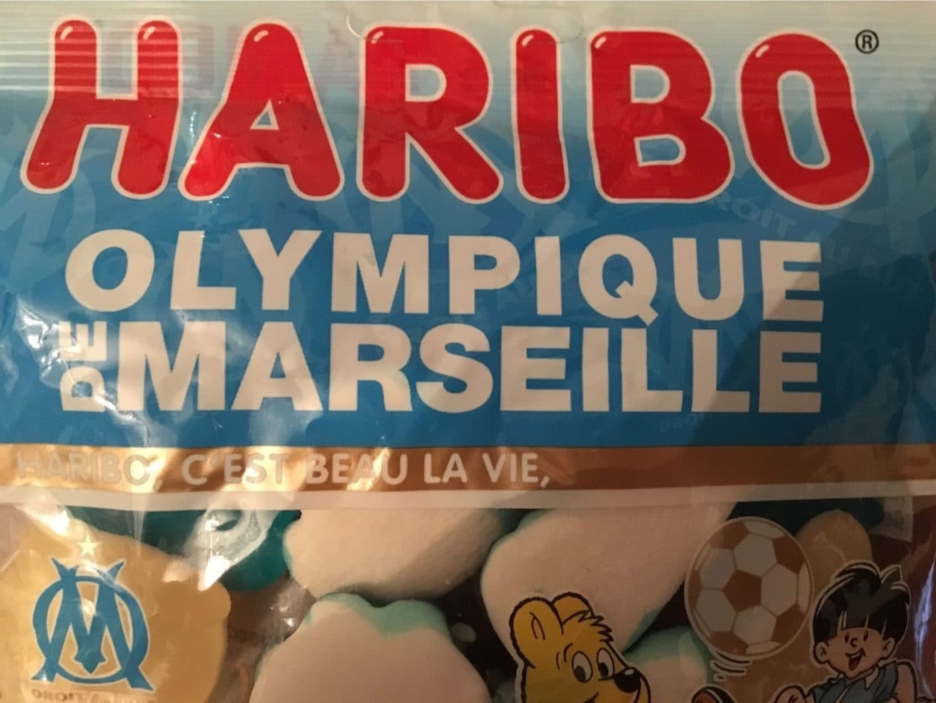 Haribo Bonbons Olympique de Marseille packshot