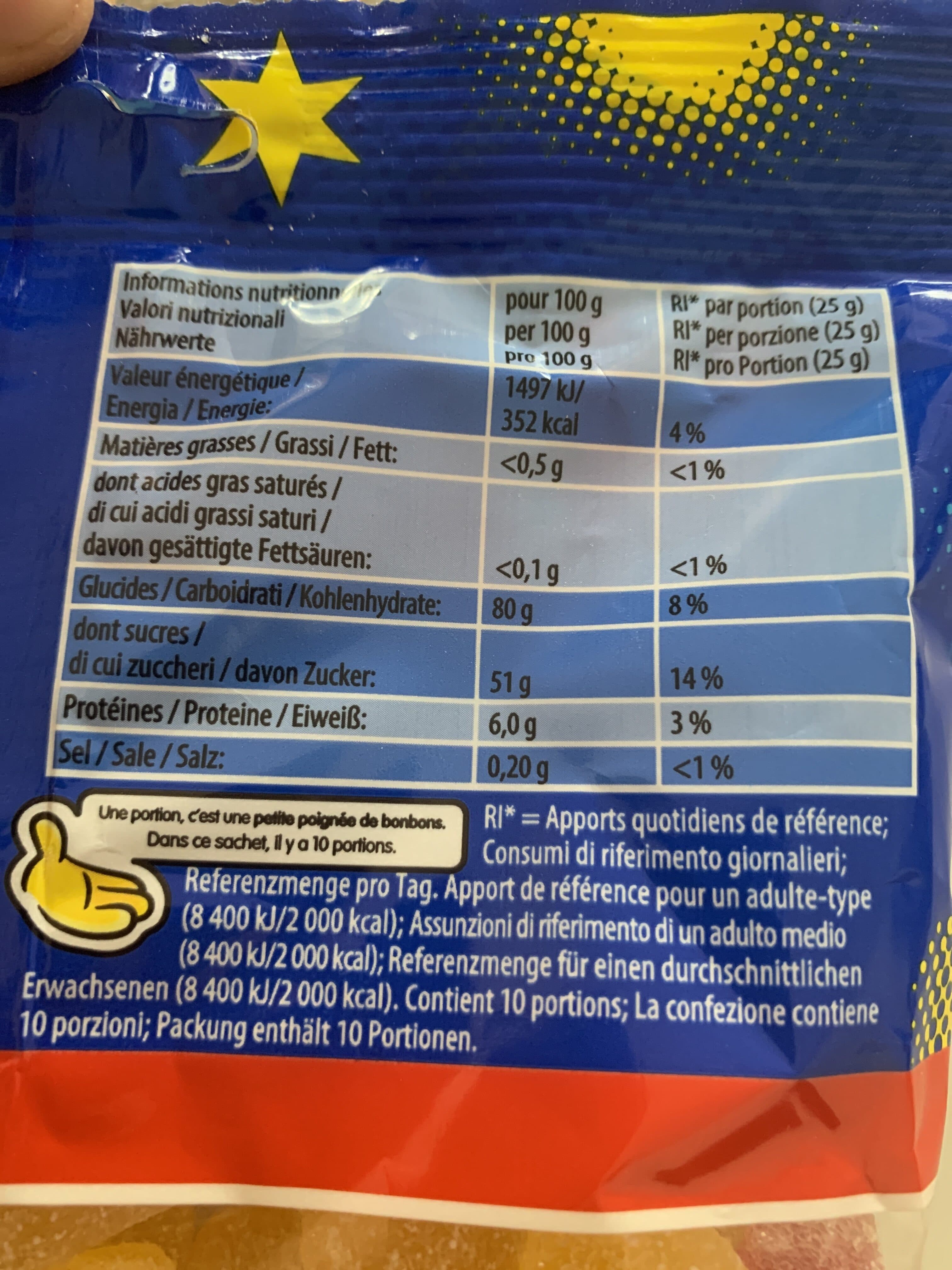 Haribo ORANGINA PIK 250G packshot