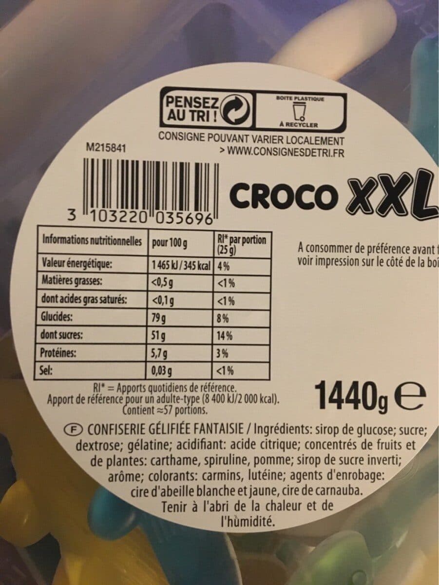 Haribo Croco XXL packshot