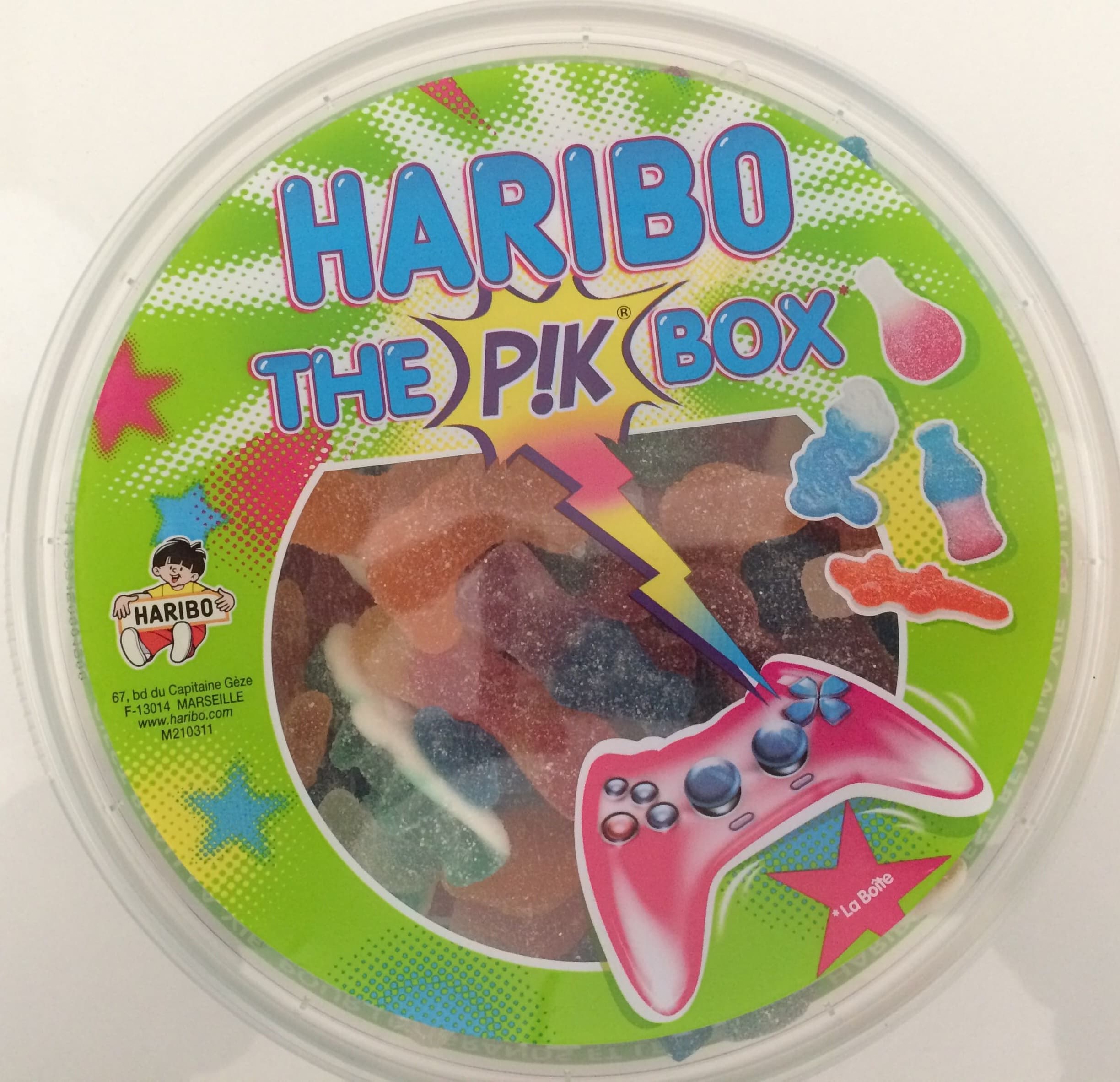 Haribo The Pik Box - Confiserie gélifiée acidifiée packshot