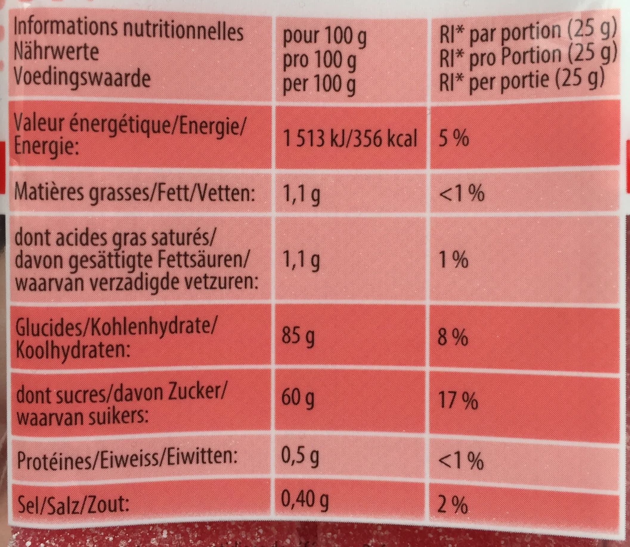 Haribo Red Pasta Pik (goût Tagada acide) packshot