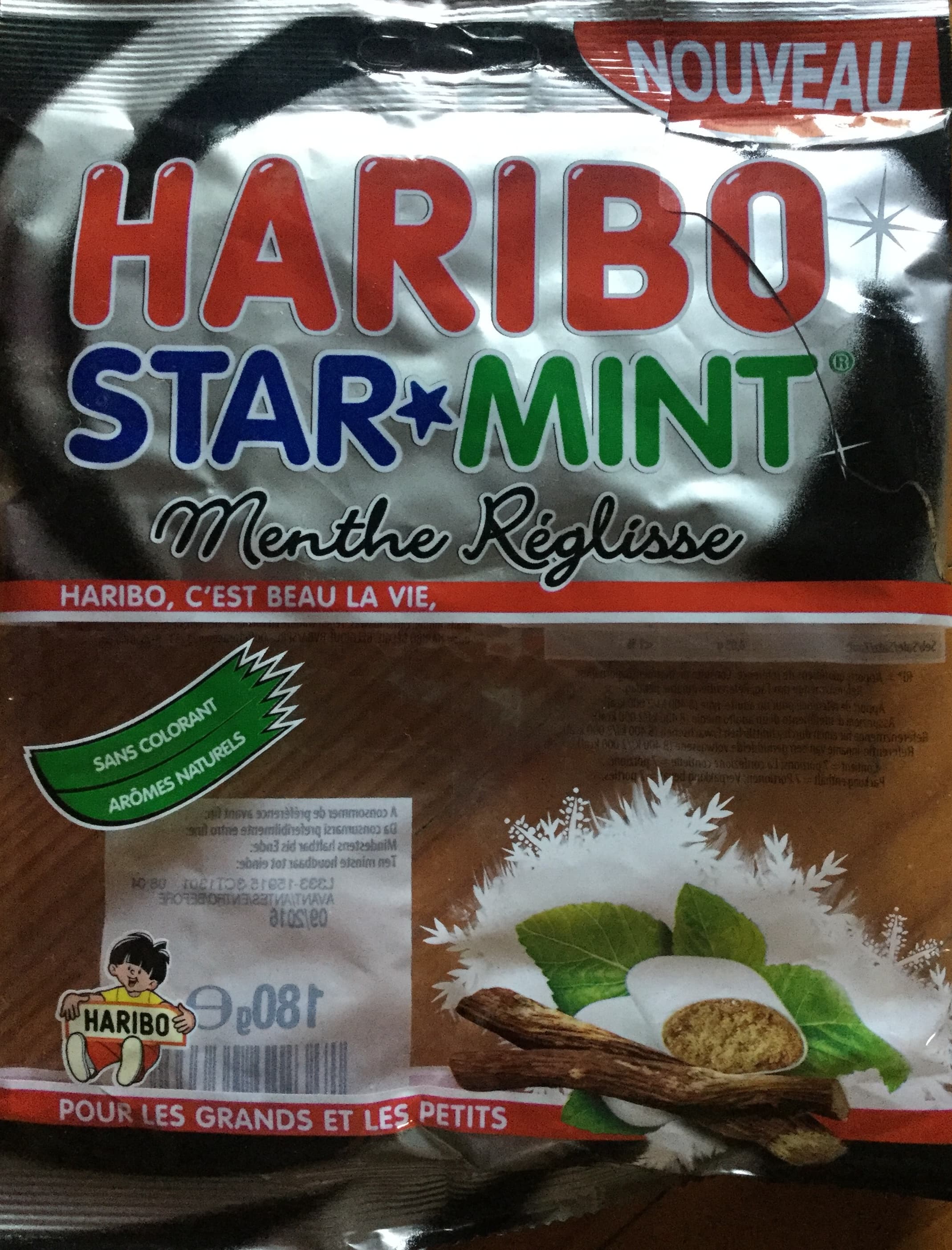 Haribo Star Mint packshot