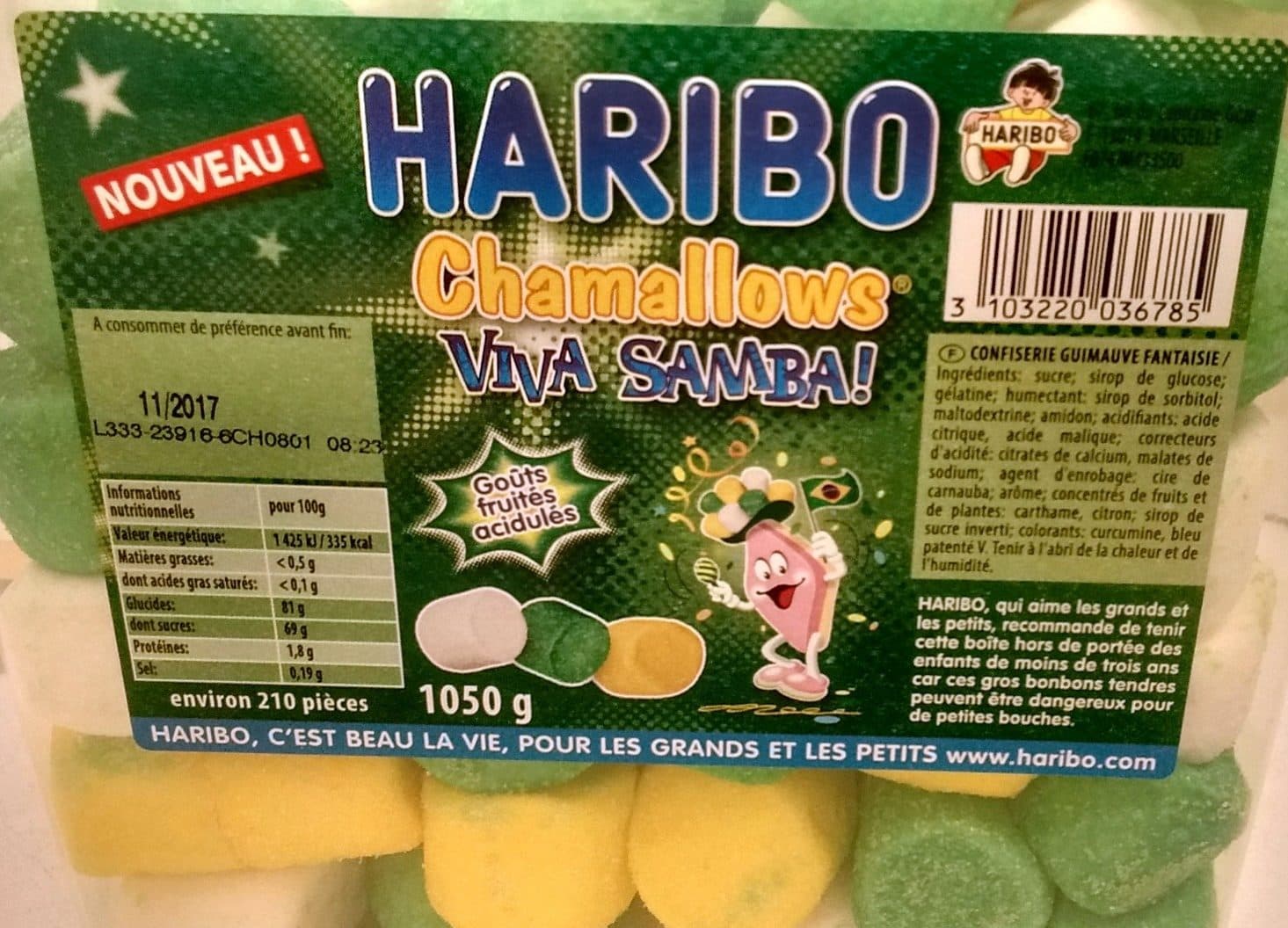 Haribo Chamallows Viva Samba ! packshot