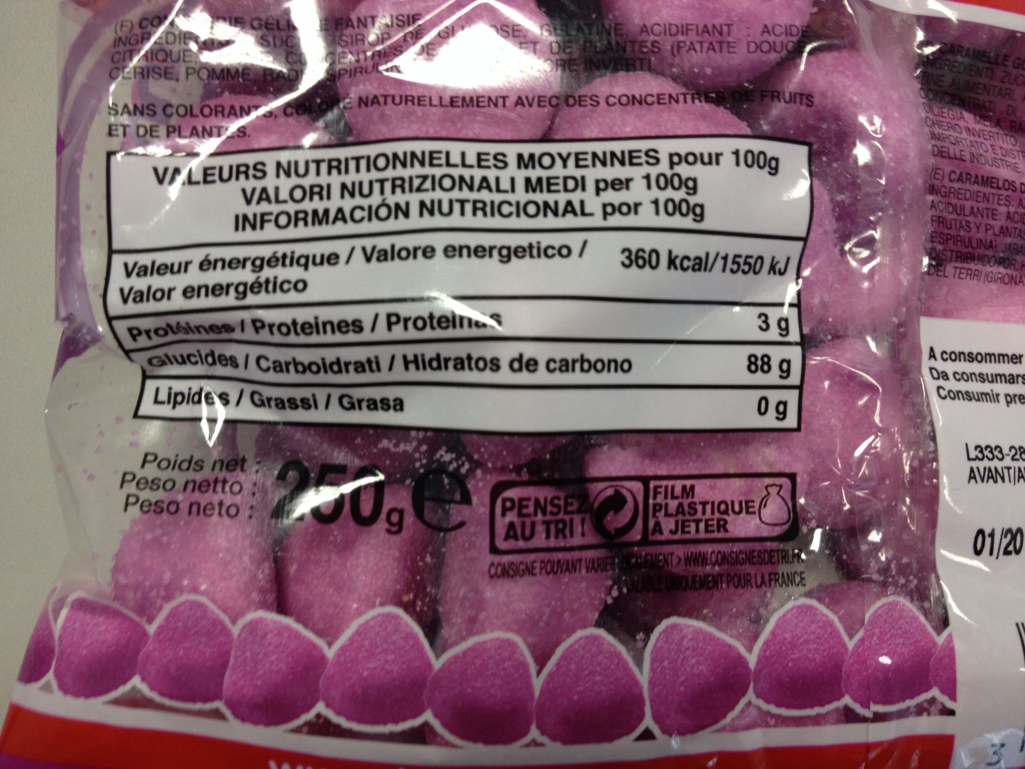 Haribo Tagada purple intense packshot