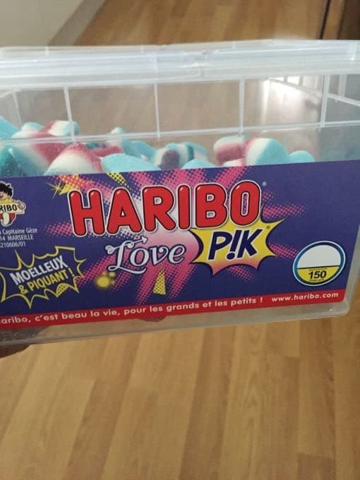 Haribo Bonbon Gélifié Love Pik x 150 Pièces 1,25 packshot