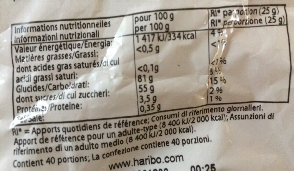 Haribo Bonbons Vrac Haribo Pik Love Vrac 1KG packshot