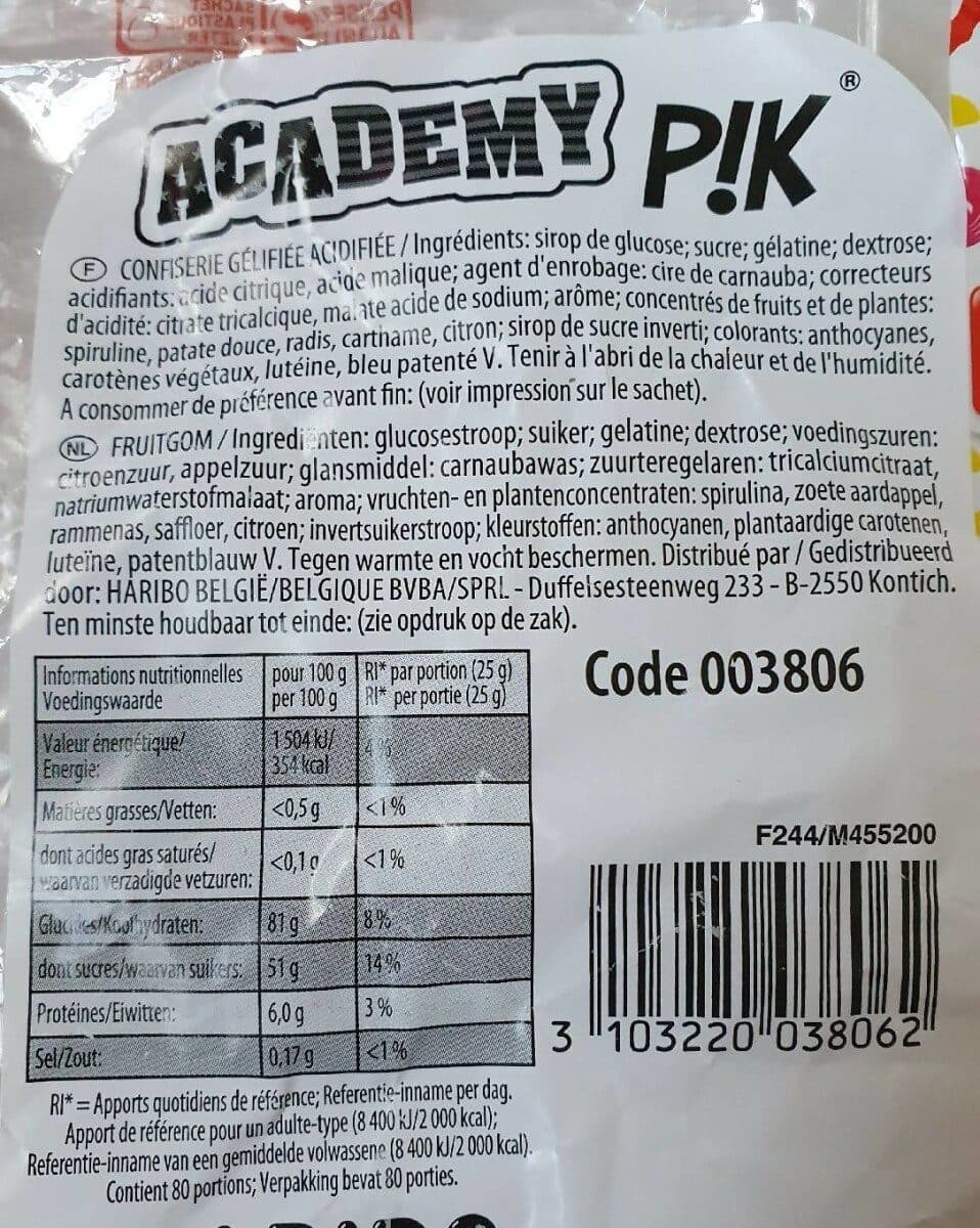 Haribo Academy pik packshot