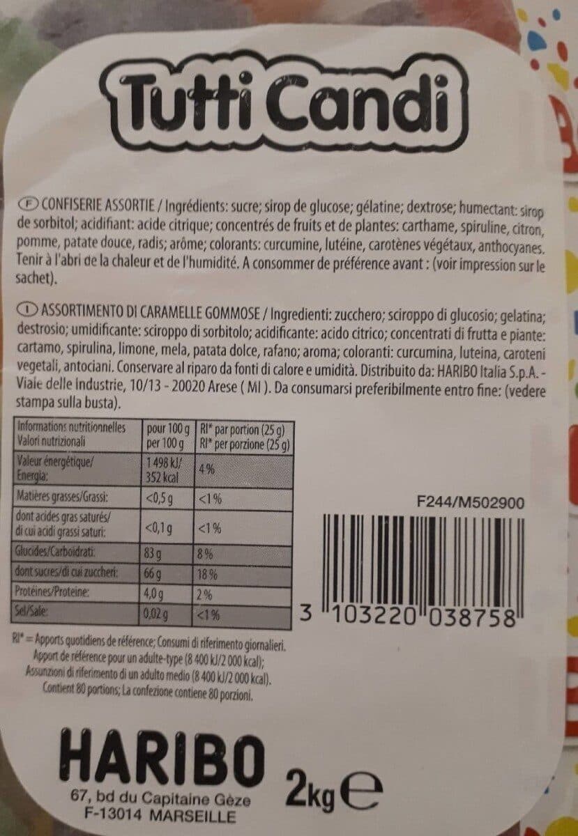 Haribo Tutti candi packshot