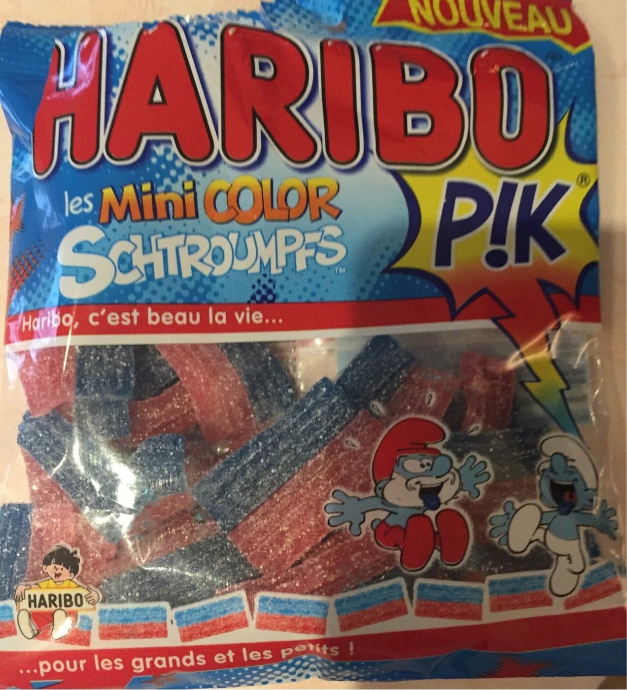 Haribo Schtroumpf Mini Color Pik packshot