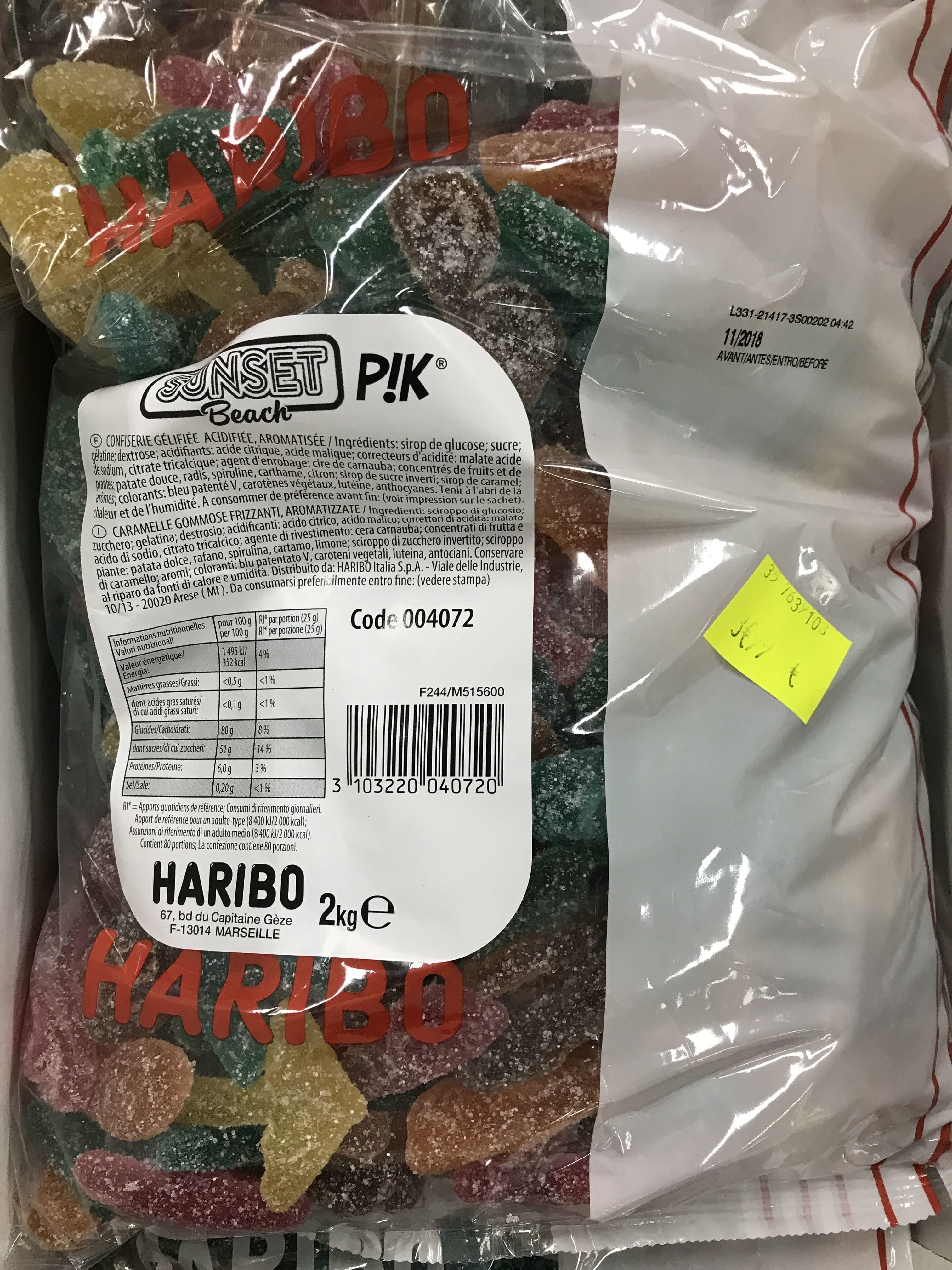 Haribo Sunset Beach P!K packshot