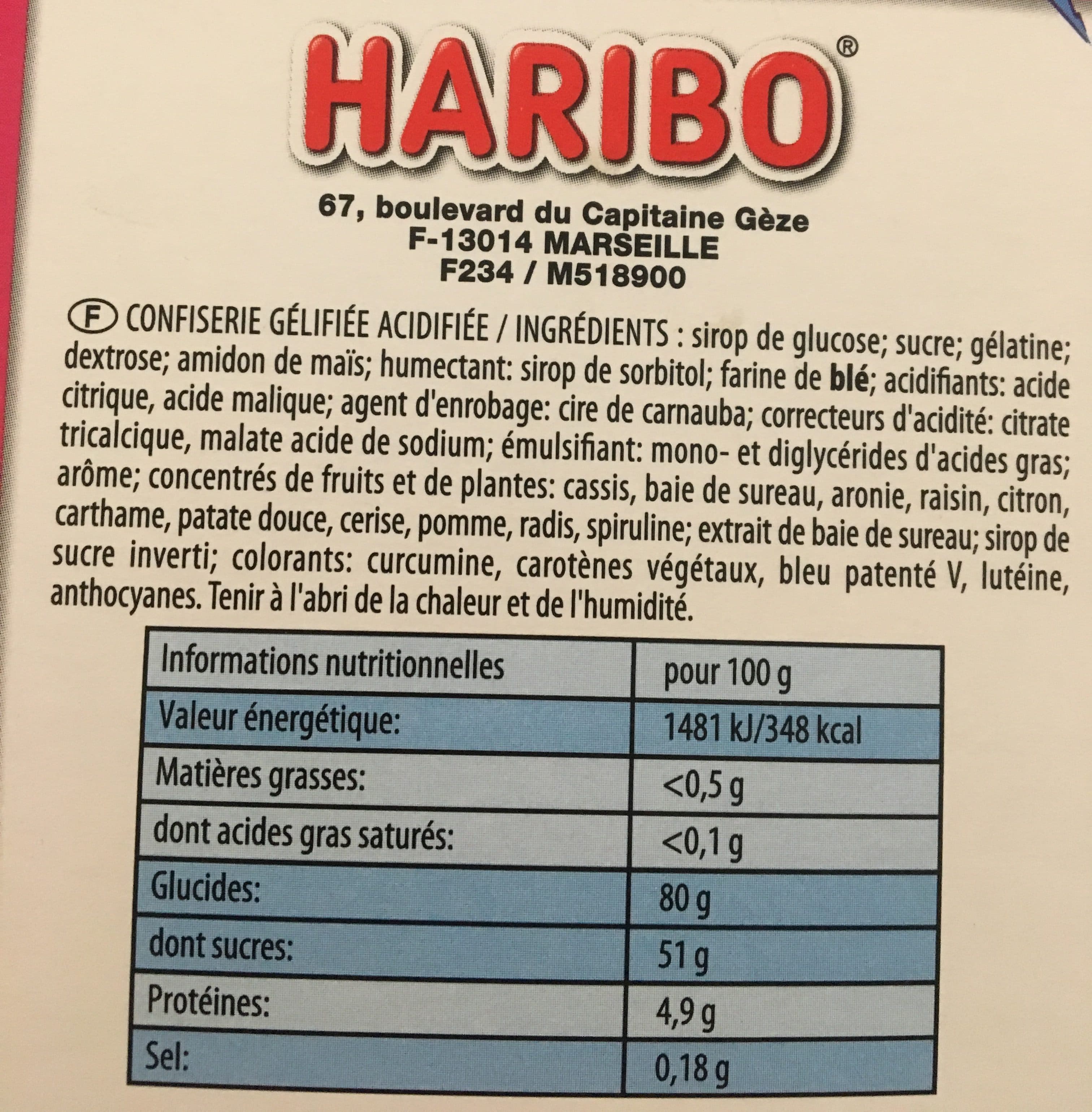 Haribo Bonbons Pik packshot
