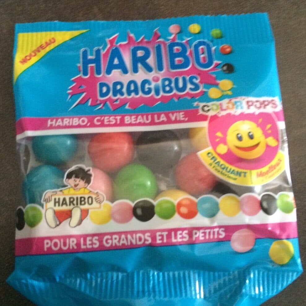 Haribo Bonbons Dragibus Color Pops le sachet de 200 g packshot