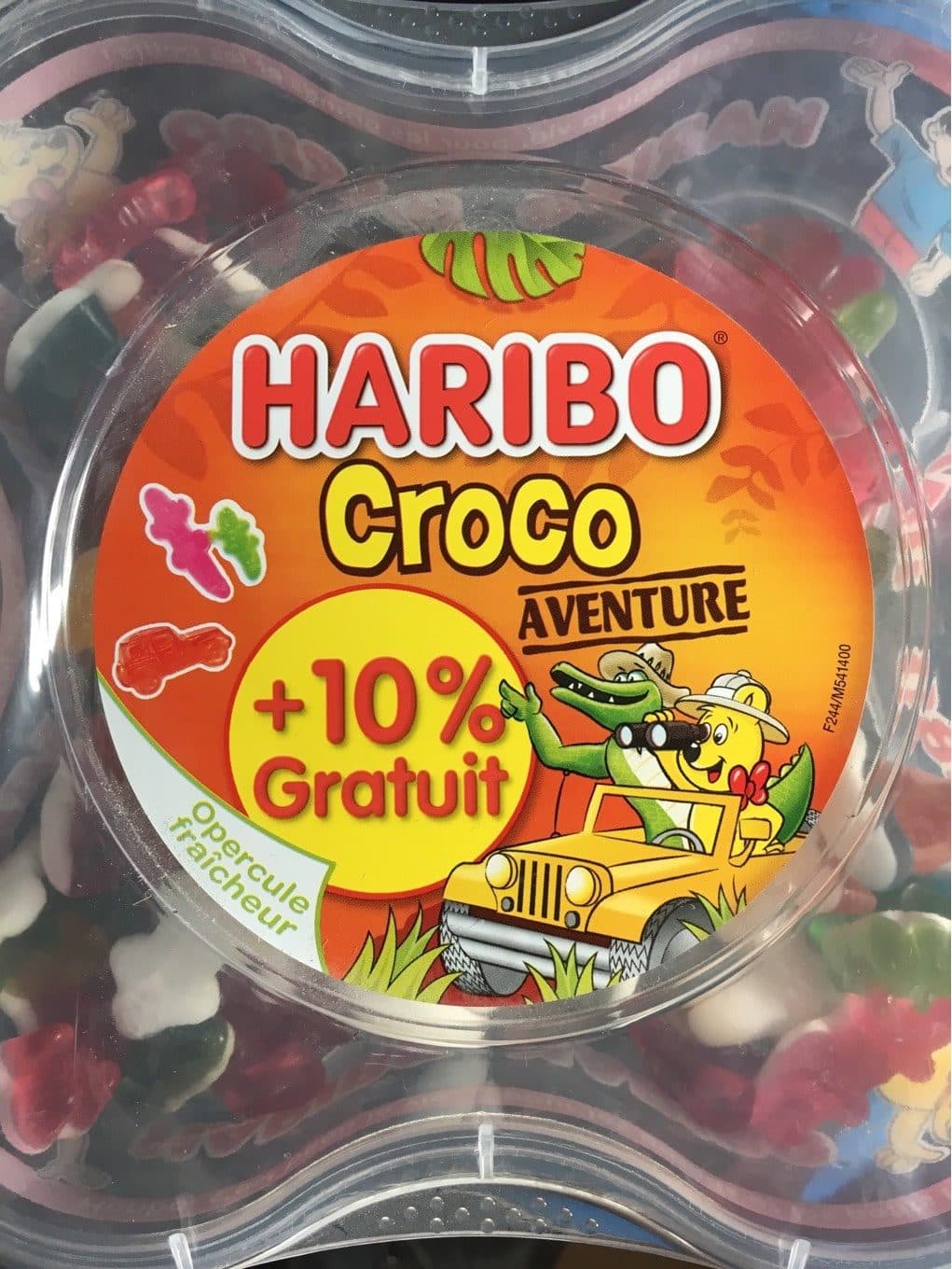 Haribo Croco Aventure (+10 % gratuit) packshot