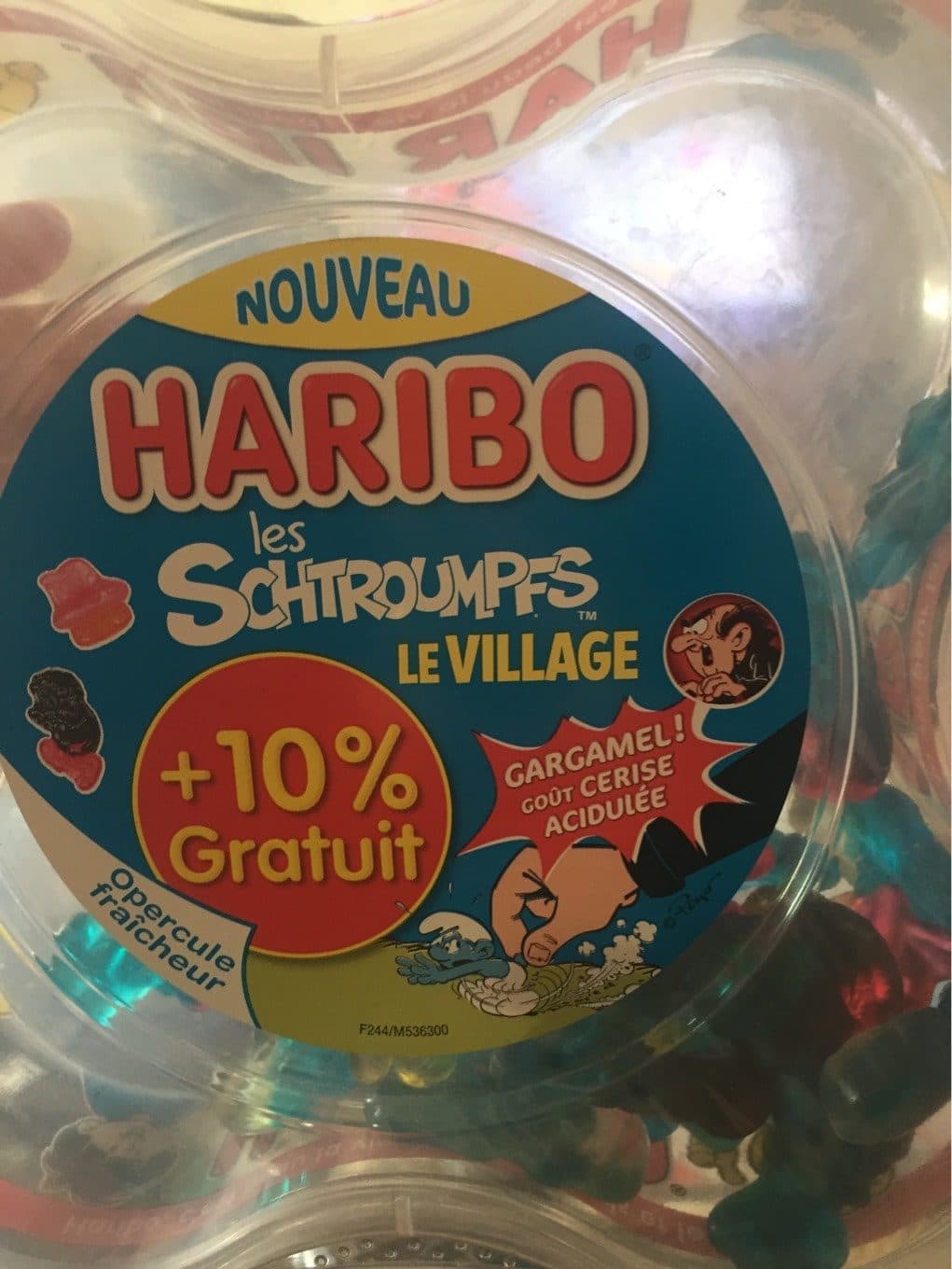 Haribo Les schtroumpfs le village packshot