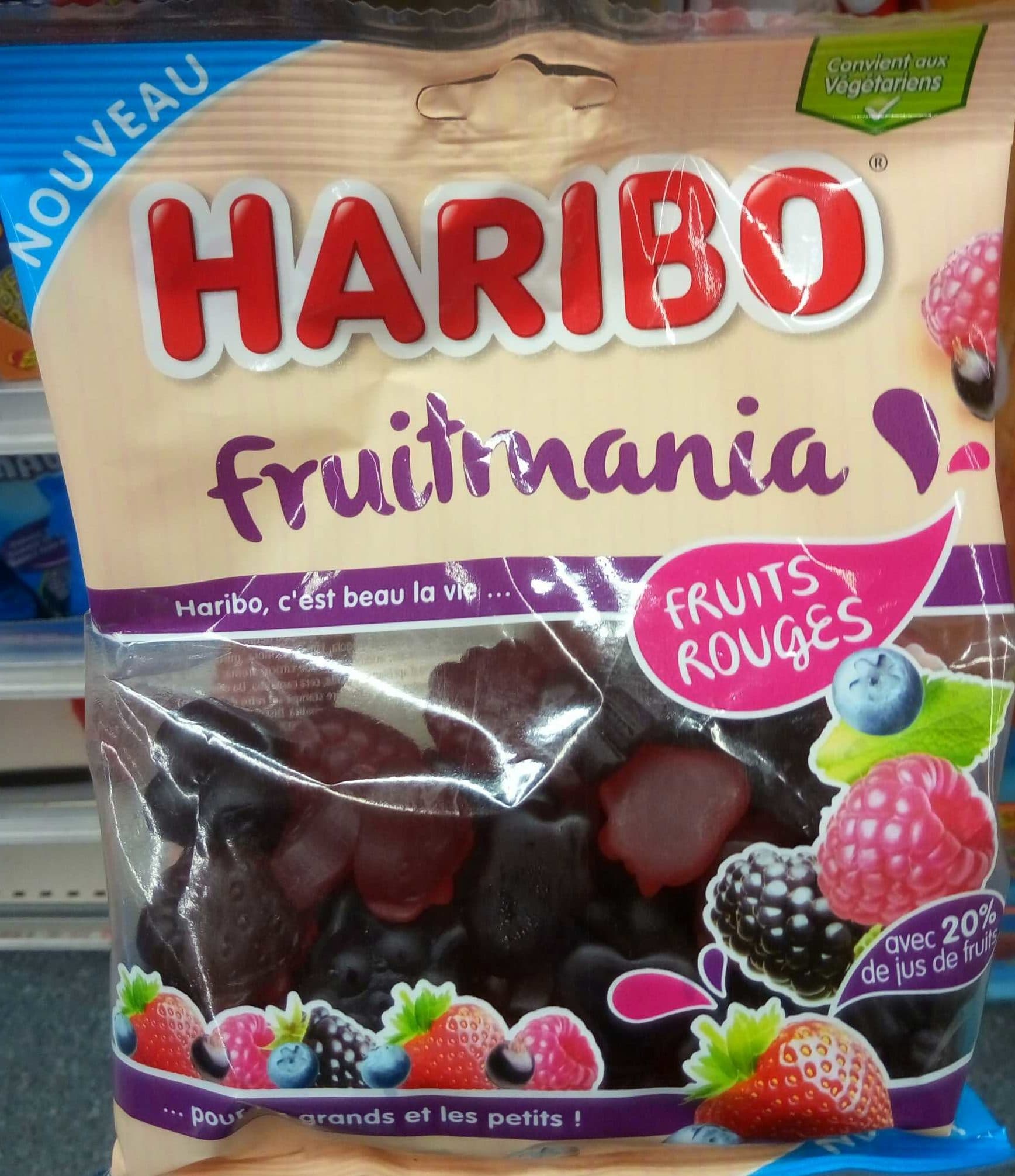 Haribo Fruitmania fruits rouges packshot