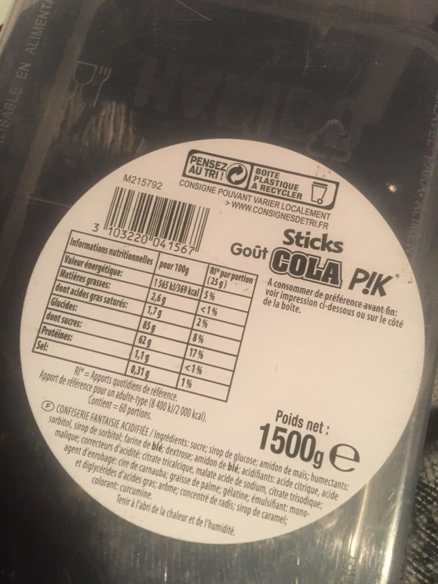 Haribo Stick cola pik packshot