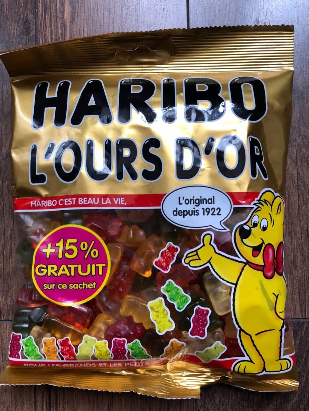 Haribo L’ours d’or packshot