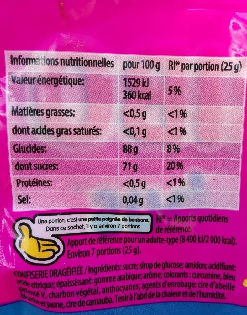 Haribo Dragibus color pops packshot