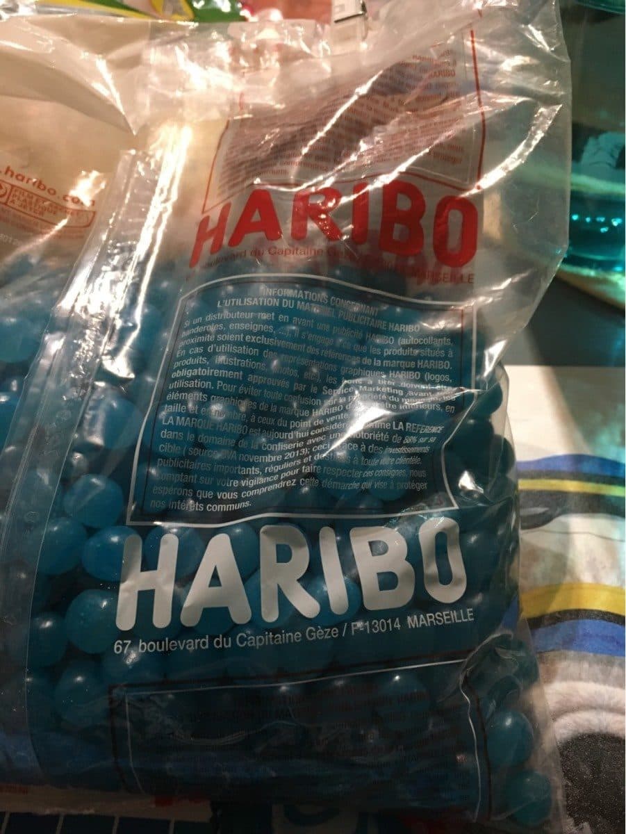 Haribo Dragibus bleu packshot