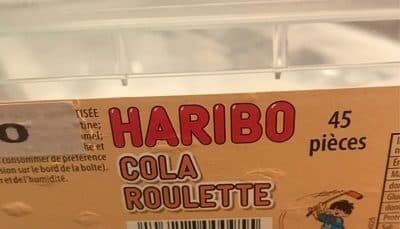 Haribo Cola roulette packshot