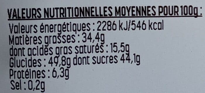 Réauté Chocolat Mayottes - Praliné aux amandes et noisettes packshot
