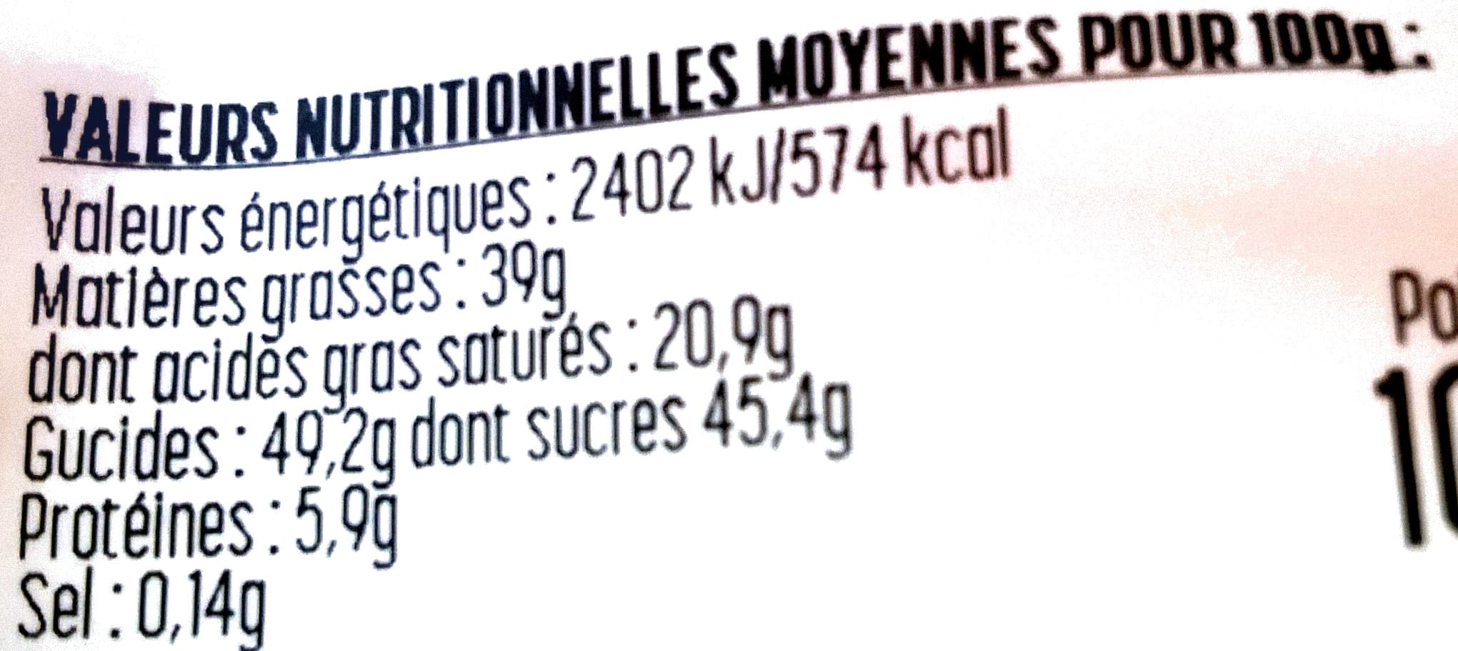 Réauté chocolat Nougaty Bonbons de chocolat packshot