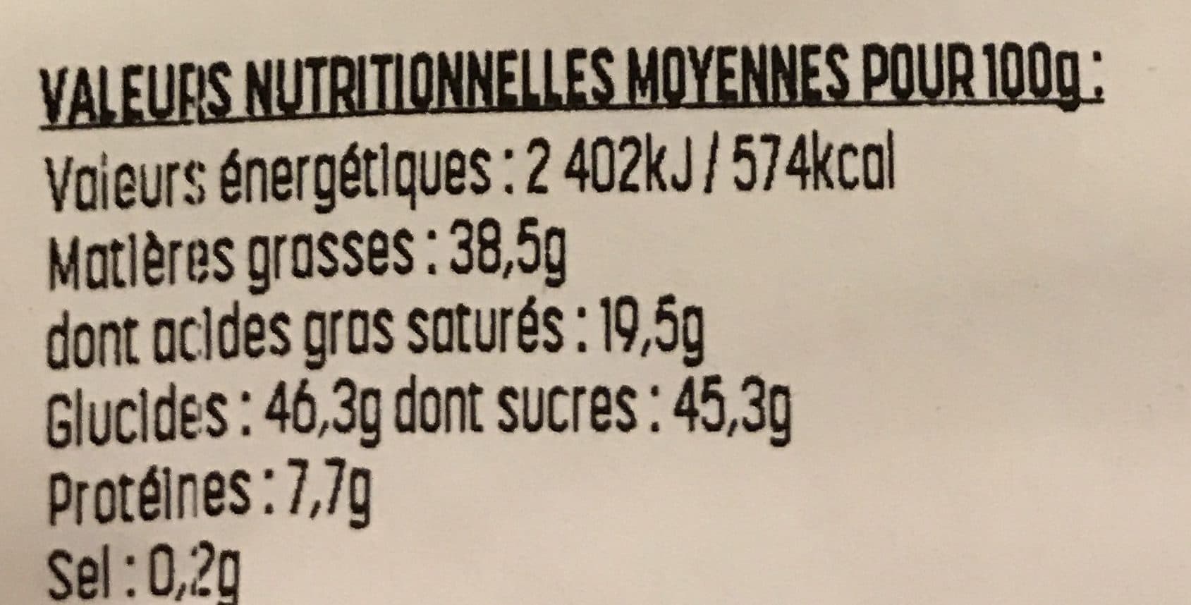 Réauté Tuiles aux amandes packshot